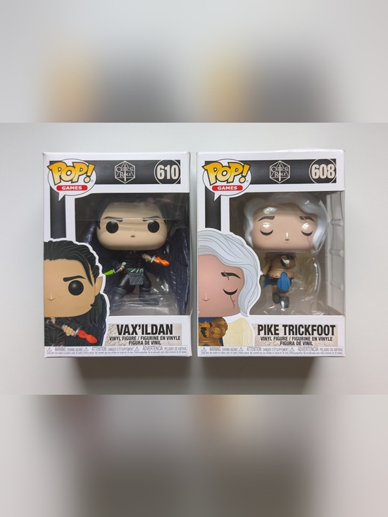 Funko Other - Funko Pop! Critical Role Vax'ildan & Pike Trickfoot Vinyl Figures Duo